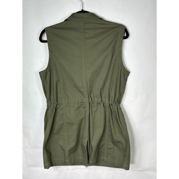 Duluth Trading Co Womens Size XS DuluthFlex Fire Hose Coolmax Vest Green Canvas - Picture 3 of 10